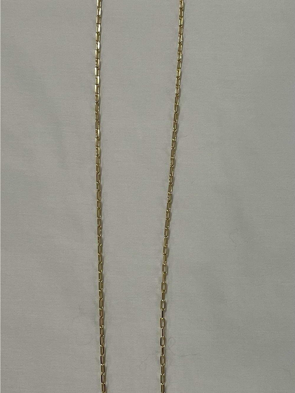 Classic Gold Paperclip Chain Necklace for Women